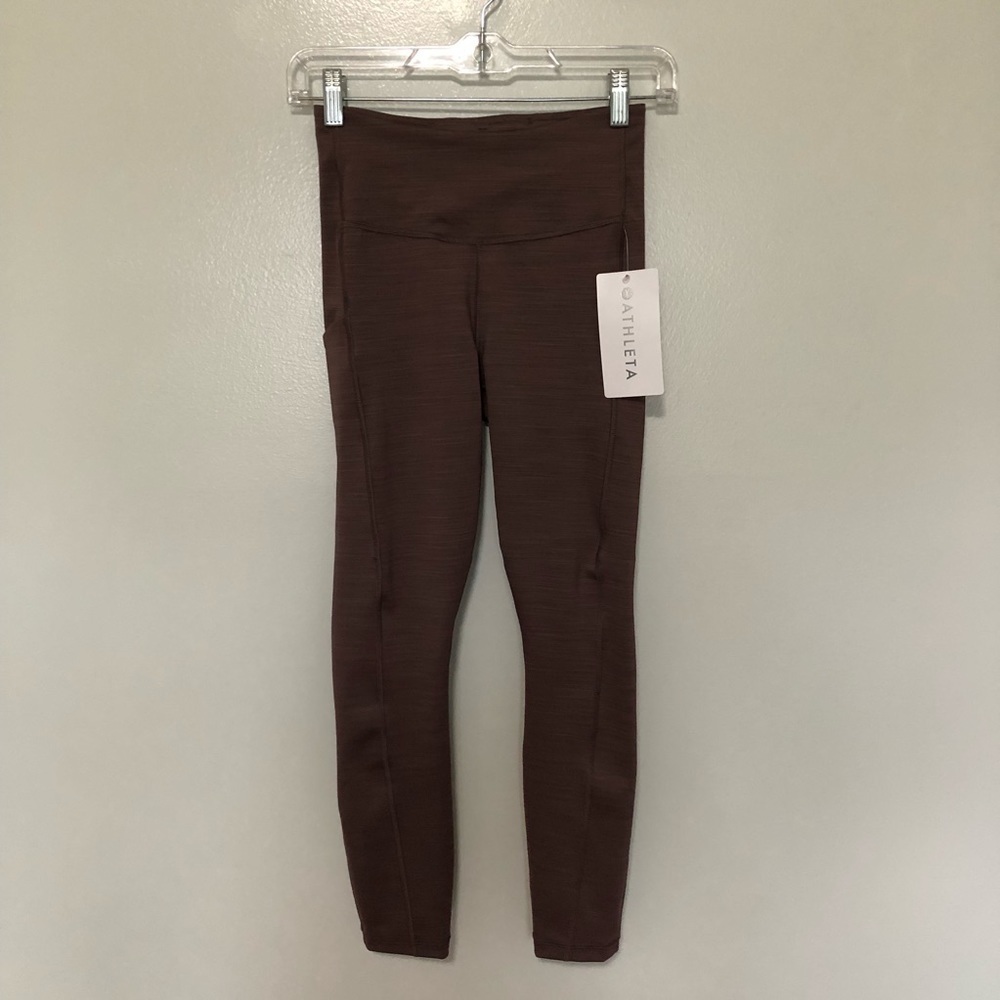 Athleta Ultimate Stash Pocket 7/8 Tights Mauve XS